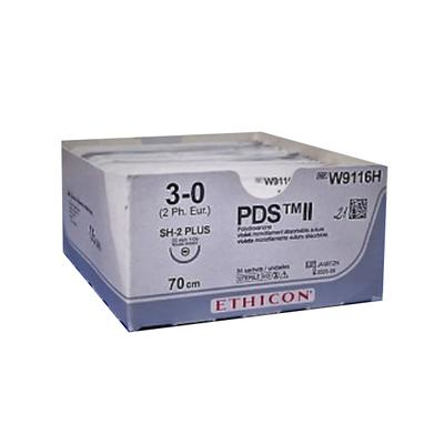 Johnson & Johnson Ethicon PDS II Monofilament Absorbable Suture - Violet (3-0) (90 cm) (W9116H) 1's - Bandages & Dressings