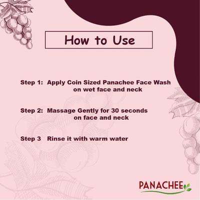 Panachee Vine Face Wash - Grapevine Extract 100 ml - Face Washes