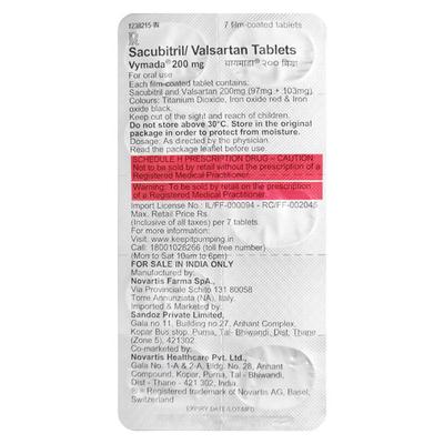 Vymada 200mg Tablet 7'S - Heart Failure-Ant