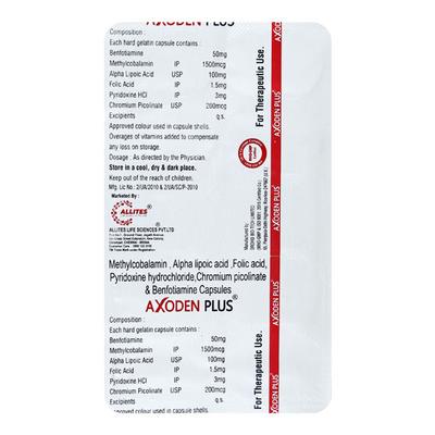 AXODEN PLUS Capsule 10's - Supplements-Sup