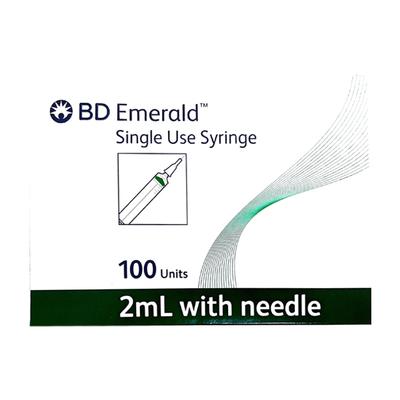 BD Emerald Single Use Syringe 2 ml With Needle 24G - Surgical Instruments