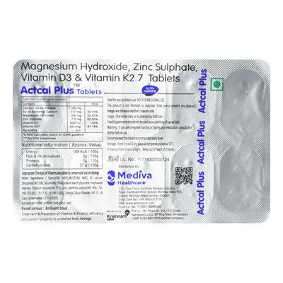 ACTCAL PLUS Tablet 10's - Supplements-Cal