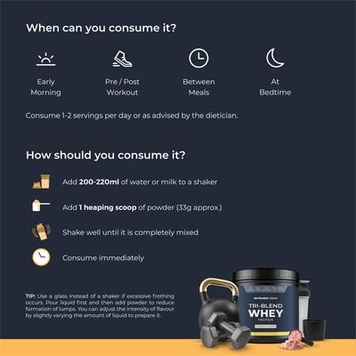 Nutrabay Gold Isolate Whey Protein Powder - Strawberry Milkshake Flavour 500 gm - Whey Proteins