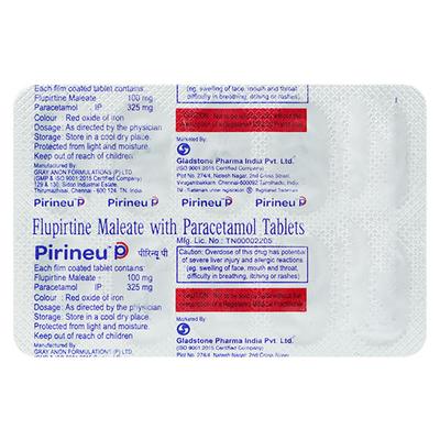 PIRINEU P Tablet 10's - Pain relief-Ano