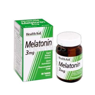 HealthAid Melatonin 3 mg Tablet 60's - Mental Health