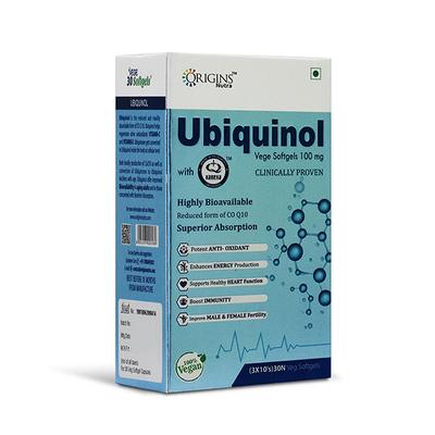 Origins Nutra Ubiquinol 100 mg Veg Softgel Capsule (Pack of 3 x 10's) 1's - Multi-Vitamins