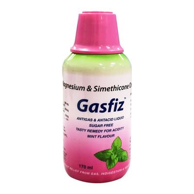 GASFIZ SUGAR FREE MINT FLAVOUR Oral Suspension 170ml - Ulcer/Reflux/Flatulence-Aaa