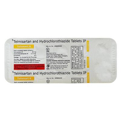 TELISMART H Tablet 10's - Hypertension-Ang