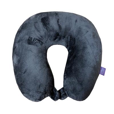 VIAGGI Microbead Travel Neck Pillow with Fleece - Gray - Others Ortho Supports