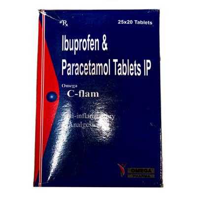 OMEGA C FLAM Tablet 20's - Pain relief-Nsa