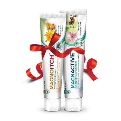 Green Cure Combo Pack Cream 75 gm - Magnactive and Magnoitch - Speciality Medicines