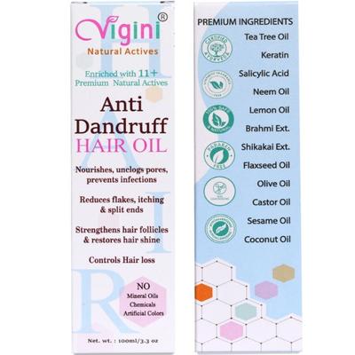 Vigini Anti Dandruff Hair Oil 100 ml - Hair Oils