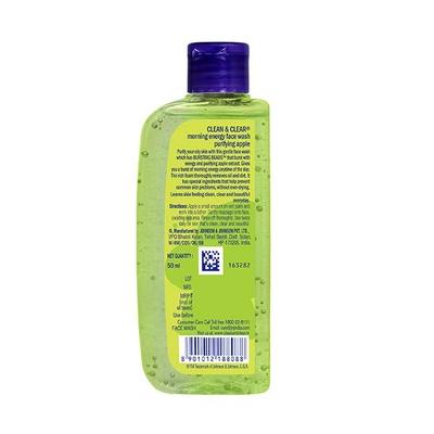 Clean & Clear Morning Energy Face Wash - Purifying Apple 50 ml - Face Washes
