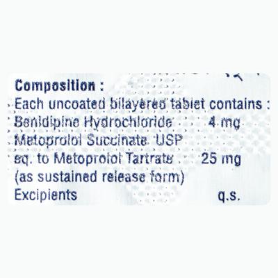 Benidin M 4/25mg Tablet 10'S - Hypertension-Cal