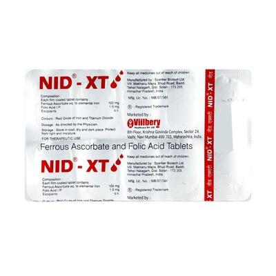NID XT Tablet 10'S - Iron Supplement/Anaemia-Vma