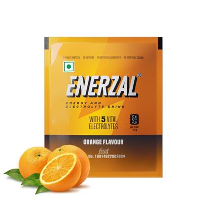 Enerzal Energy and Electrolyte Powder - Orange 50 g - Energy Drinks