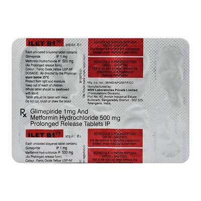 Ilet B1 Tablet 10'S - Diabetes-Ant