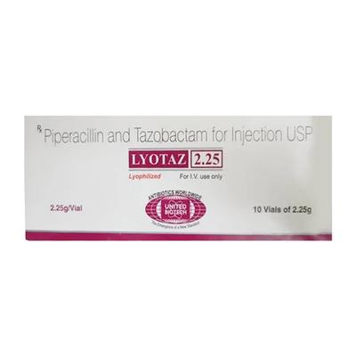LYOTAZ 2.25gm Injection 1's - Bacterial Infections-Pen
