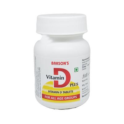 Bakson's Vitamin D Plus Tablets 30's - Speciality Medicine