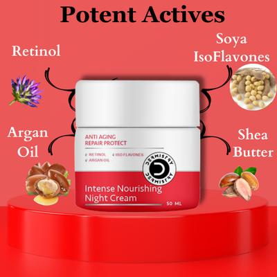 Dermistry Anti Aging Intense Nourishing Night Repair Cream 50 ml - Night Cream