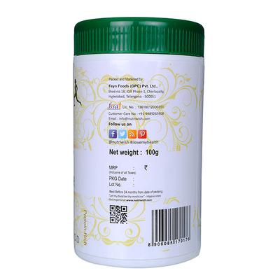 Nutriwish Wheat Grass Powder 100 gm - Herbal Dietary Supplement