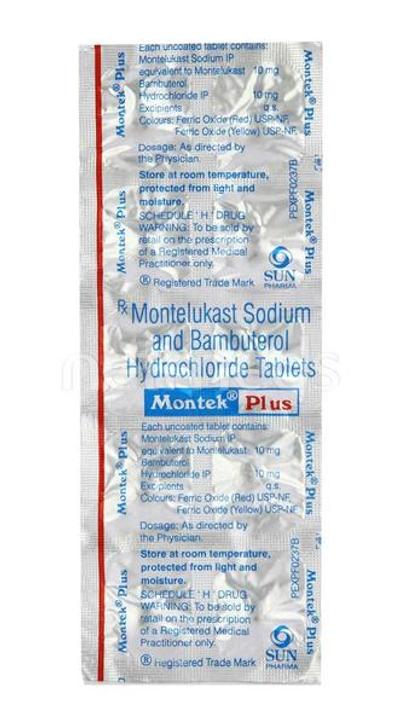 Montek Plus Tablet 10'S - Asthma/COPD-Ast