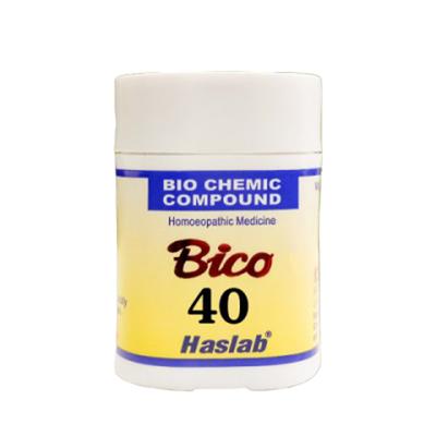 Haslab Bico 40 Biochemic Compound Tablet 550 gm - Bio-Chemic
