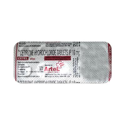 CETEL Tablet 10's - Allergies-Ant