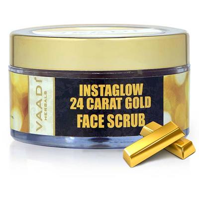 24 Carat Gold Scrub - Sandalwood & Turmeric 50 gm - Face Scrubs