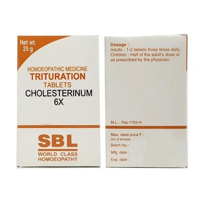 SBL Cholesterinum 6X Tablet 25 g - Bio-Chemic