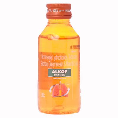 ALKOF COUGH ORANGE Syrup 100ml - Cough And Cold-Cou