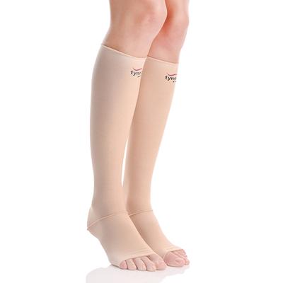Tynor Compression Garment Leg Below Knee Open Toe - Wide (XL) (I 80) - Knee/Ankle/Leg/Foot Supports