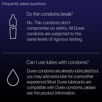 Durex Condoms - Mutual Climax 10's - Plain/Flavoured Condoms