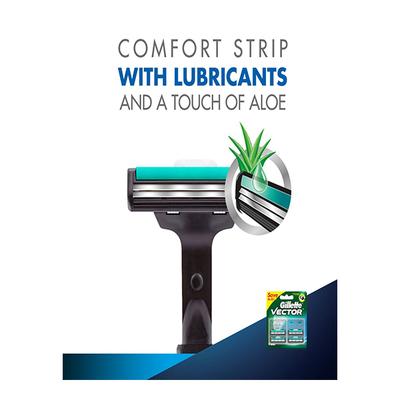 Gillette Vector+ Cartridges 4's - Razors & Cartridges