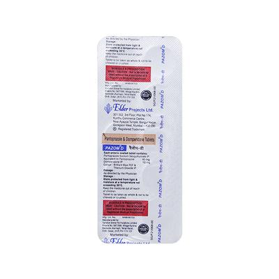 PAZOM D Tablet 10's - Ulcer/Reflux/Flatulence-Aaa