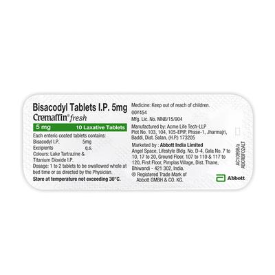 Cremaffin Fresh Tablets 10's - Indigestion/Constipation