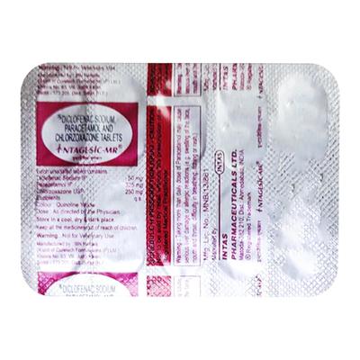 Intagesic MR Tablet 10'S - Muscle Spasm-Mus