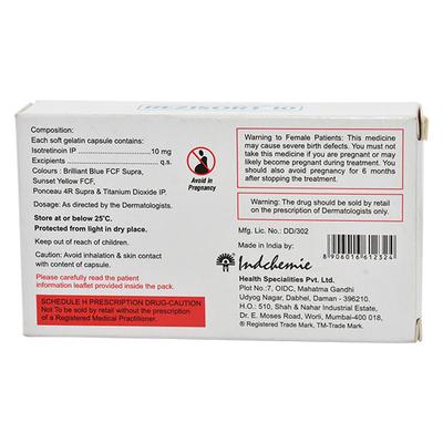 REZISORT 10mg Capsule 10's - Acne-Acn