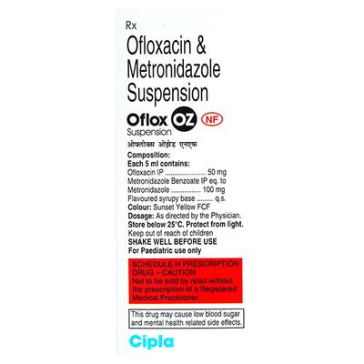 OFLOX OZ NF Suspension 30ml - Bacterial Infections-OAB