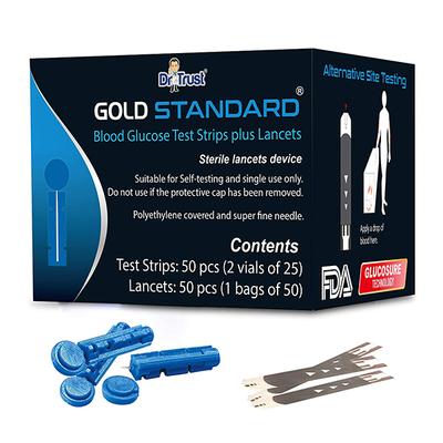 Dr Trust USA Gold Standard Glucometer Strips (9003) 50's - Blood Glucose Monitors/Test Strips