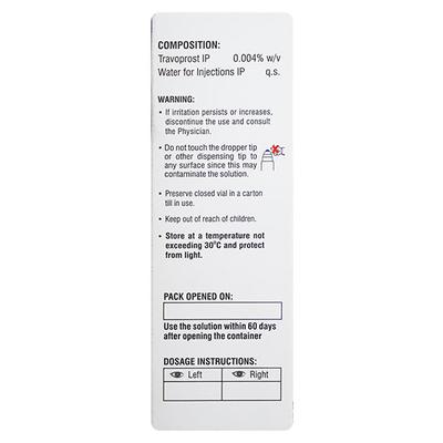 TRAVOPROSTIN Eye Drops 5ml - Glaucoma-Ant