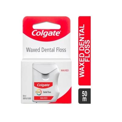 Colgate Waxed Dental Floss 50 m - Floss & Tongue Cleaners