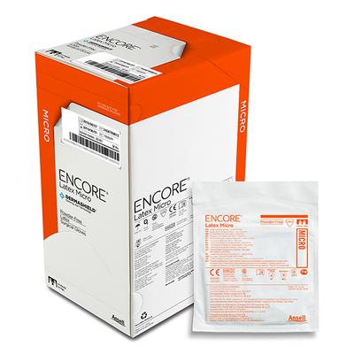 Ansell Encore Latex Micro Powder Free Surgical Gloves Pair (8) 50's - Surgical Consumable