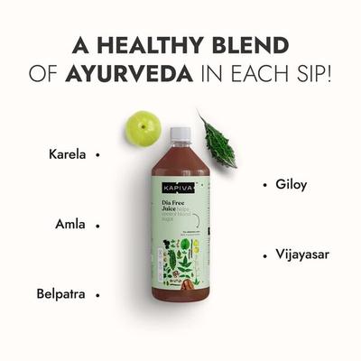 Kapiva Dia Free Juice - Pack of 2 x 1 litre - Ayurvedic Juices