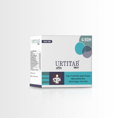 Shree Dhanwantri Herbals Naturals Urtitab Tablet (Pack of 10 x 30's) 300's - Speciality Medicines