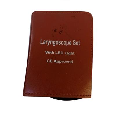 Laryngoscope Set with LED Light (Adult) - 4 Blades - Surgical Instruments