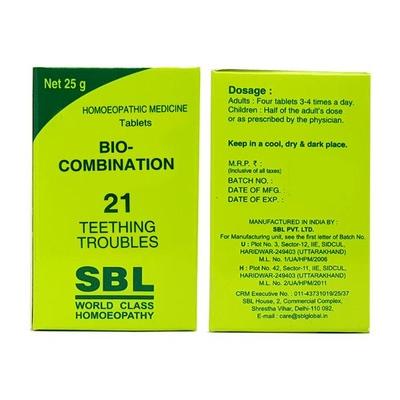 SBL Bio-Combination 21 Tablet 25 gm - Bio-Combination