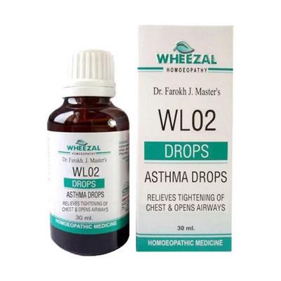 Wheezal Wl-2 Asthma Drops 30ML - Homeopathic Drops