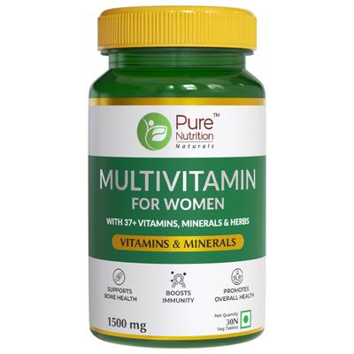 Pure Nutrition Multivitamin for Women 1500 mg Veg Tablet 30's - Women Health