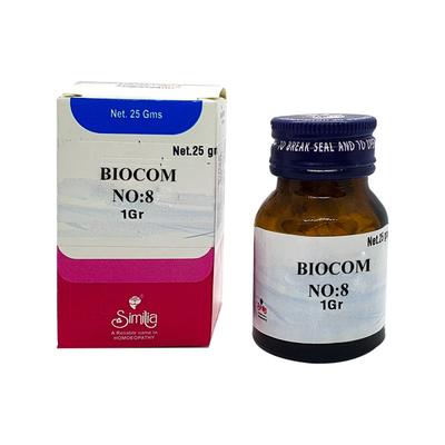 Similia Biocom No.8 Tablet 25 gm - Bio-Combination